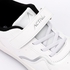Activ Kids Lace Up & Velcor Leather Sneakers - White