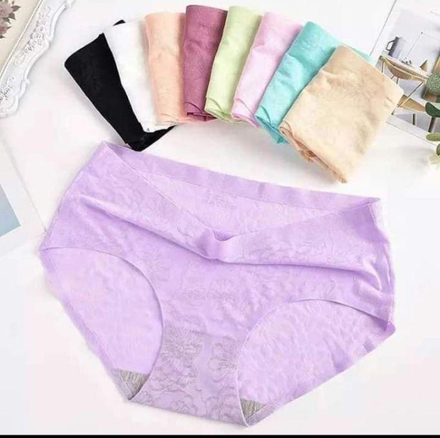 Women's Cotton Underwear Japanese Cute Briefs Mid Waist Seamless Underpants  Cute Cartoon Panties Female Cotton Lingerie