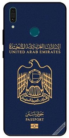 غطاء حماية واقٍ لهاتف هواوي Y9 2019 جواز سفر الإمارات العربية المتحدة