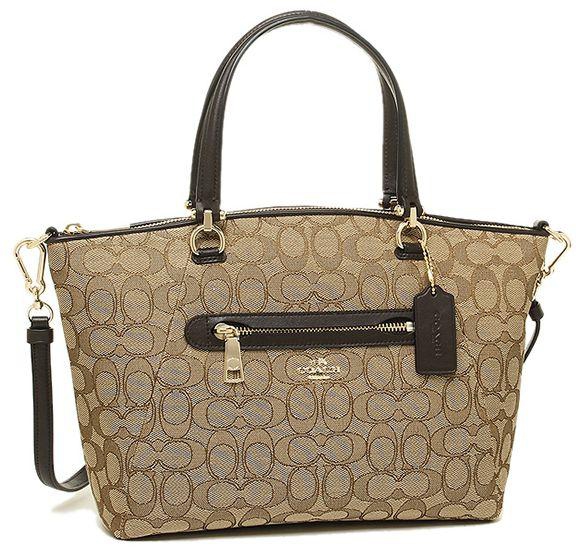 Coach Handbag for Women , Leather , Brown , 36311-LIC7C