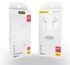 DUDAO Earphones, In-Ear 3.5mm Universal Crystal Sound and Noise Isolating Earbuds with In-Line and Built-In Mic White X10S