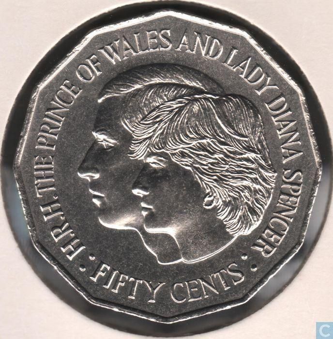 charles diana 50 cent coin