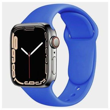 Apple Watch Band 41mm 40mm 38mm Soft Silicone Sport Band Replacement Wrist Strap Compatible for iWatch Apple Watch Series 7/SE/6/5/4/3/2/1,Nike+,Sport,Edition
