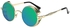 Eissely Women Men Summer Vintage Retro Round Gradient Color Glasses Unisex Sunglasses