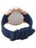 Guess For Men Blue Dial Silicone Band Watch - U0247G3