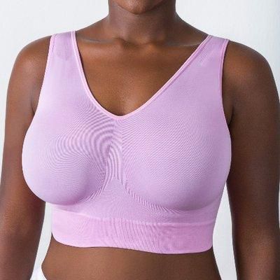 Just My Size Pure Comfort Seamless Wirefree Bra with Moisture Control -  Pink price from konga in Nigeria - Yaoota!