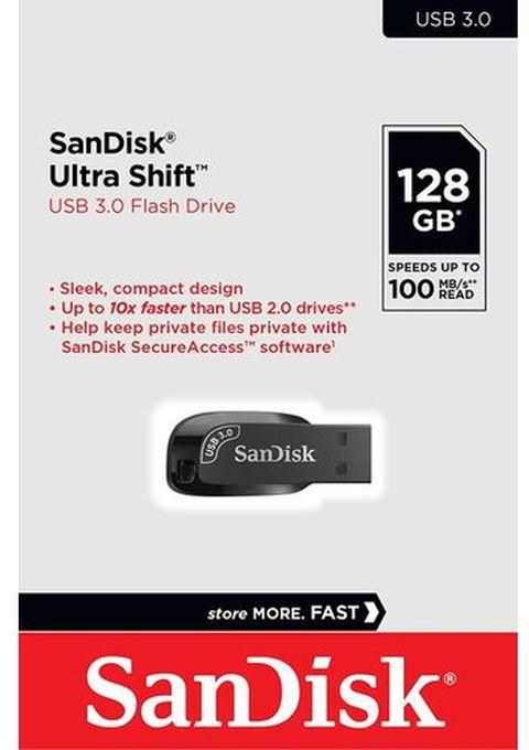 Sandisk فلاش ميموري USB 3.0 الترا شيفت من سانديسك، سعة 128 جيجا بايت