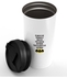 Batman Quote Printed Tumbler With Lid White/Black 15ounce