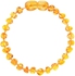 Made By Nature - Premium Amber Baby Teething Bracelet Honey- Babystore.ae