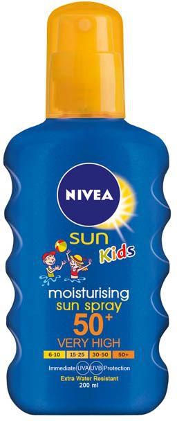 Nivea Sun Kid (Spf50+) Moisturizing spray  200 ml