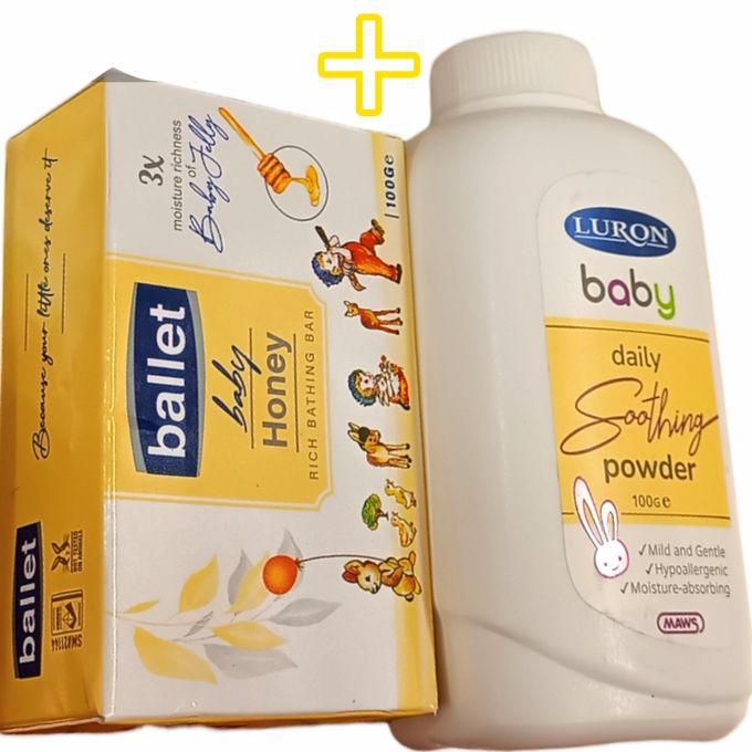 Ballet HONEY Baby Jelly SOAP + SOOTHING Baby POWDER
