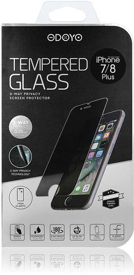 Odoyo 0.33mm Tempered Glass 2-Way Privacy Screen Protector For IPhone 7 Plus / 8 Plus