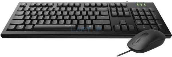 Rapoo X120Pro Wired Optical Black Mouse Keyboard Combo
