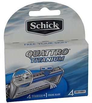 Schick Quattro Titanium Refill - 4's