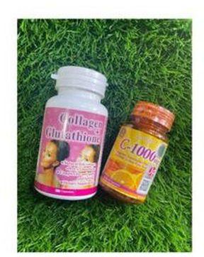 Collagen + Glutathione & Acorbic Vitamin C - 1000mg