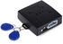 Car RFID Anti-theft Hidden Lock Security Alarm System One Key Startup (Black)