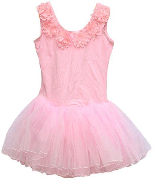 Girl's Ballerina Ballet Tutu Dress - Pink