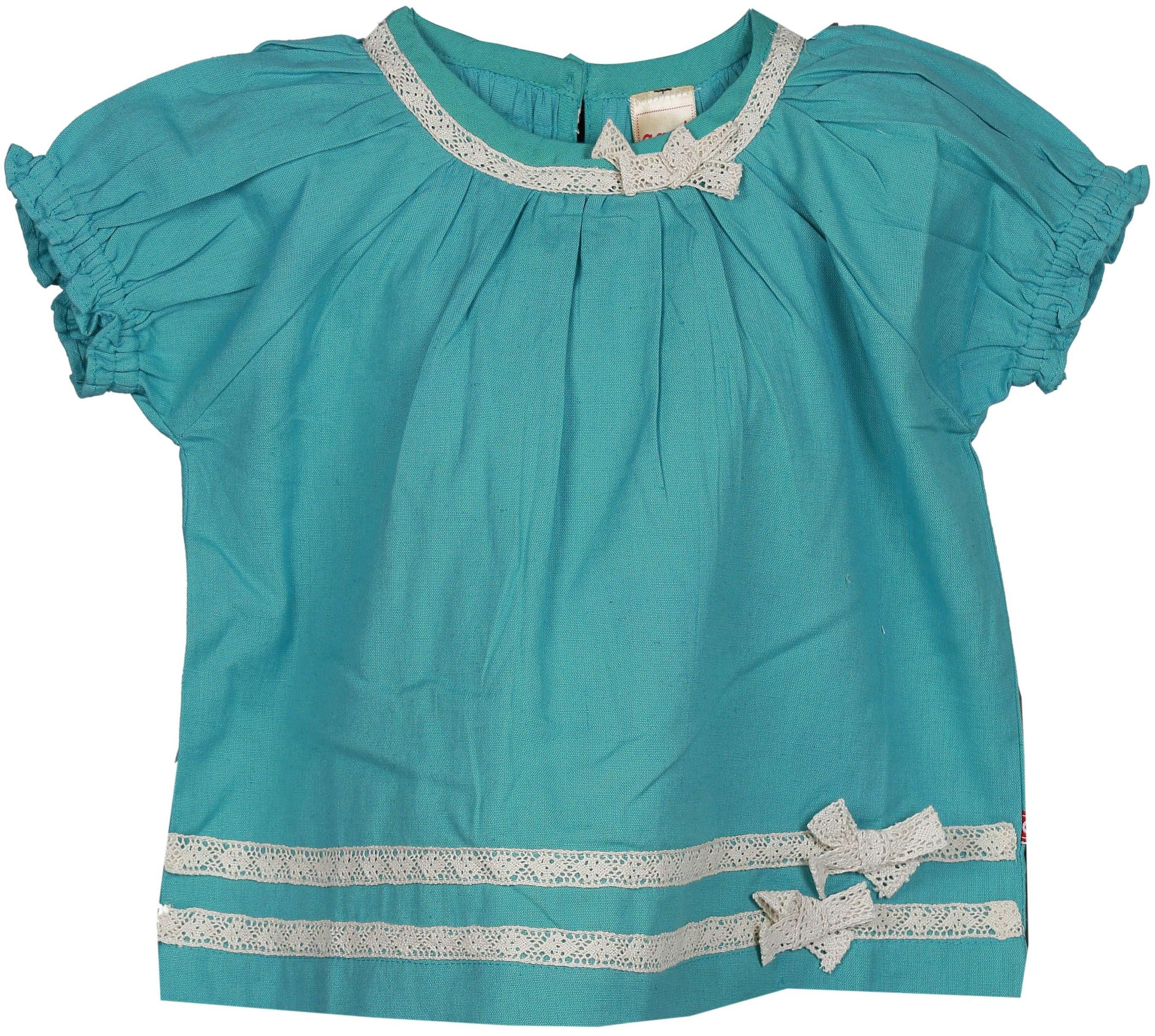 AOMI by Appleofmyi Girls Lace Top T5 Blue Size 5-6 Years