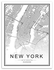 Generic World City Map London Paris New York Poster Nordic Home Deco Art Canvas Painting # NEW YORK unframed