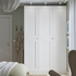PAX / GRIMO Wardrobe combination, white, 150x60x236 cm - IKEA