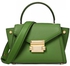 Michael Kors Bag Whitney Mini Leather Satchel (True Green)