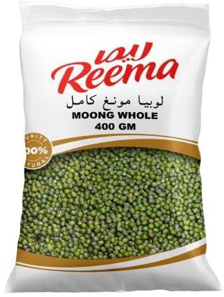 Reema Green Moong Dal Whole (400g)