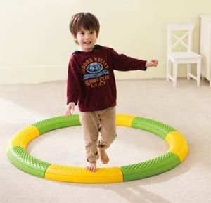 Weplay Tactile Curve Path S/8 (Green/Yellow)