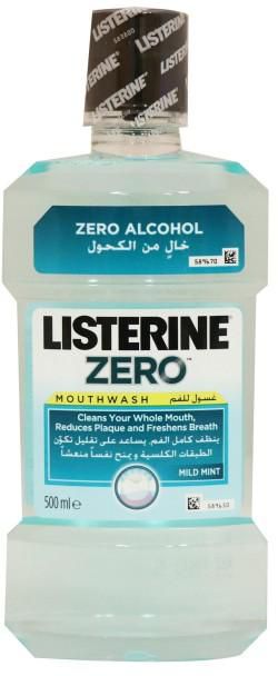Listerine Zero Mouth Wash Mild Mint 500 ml