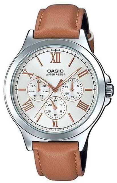 Casio Men's Standard Multifunction Silver Dial Watch MTP-V300L-7A2