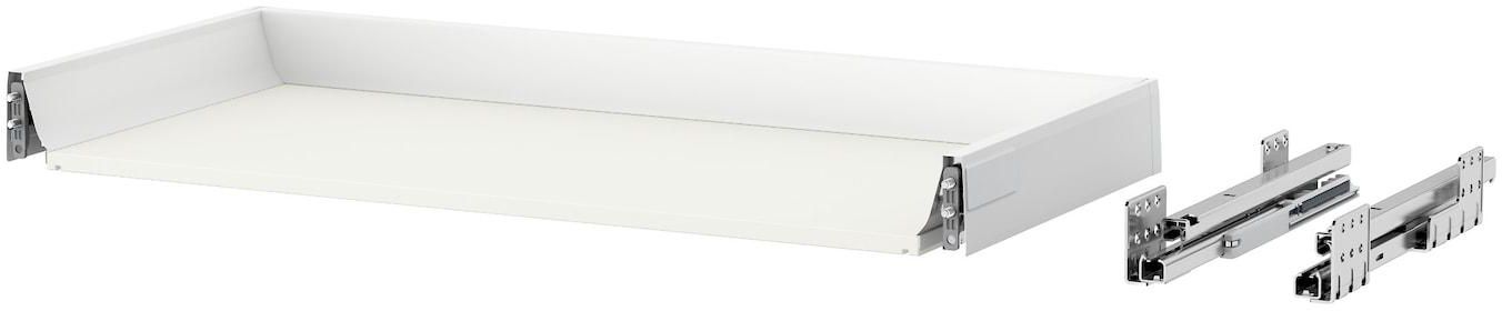 MAXIMERA Drawer, low - white 80x37 cm