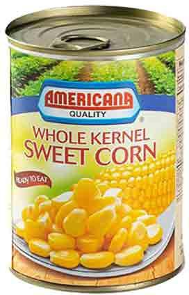 Americana Whole Sweet Corn 330g