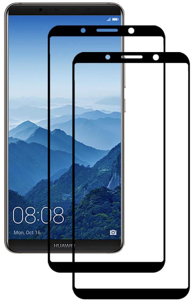 Margoun 2-Pack 3D Tempered Glass Screen Protector for Huawei Mate 10 Pro - Black