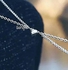Fashion Heart Chain Couple Set Silver Necklace