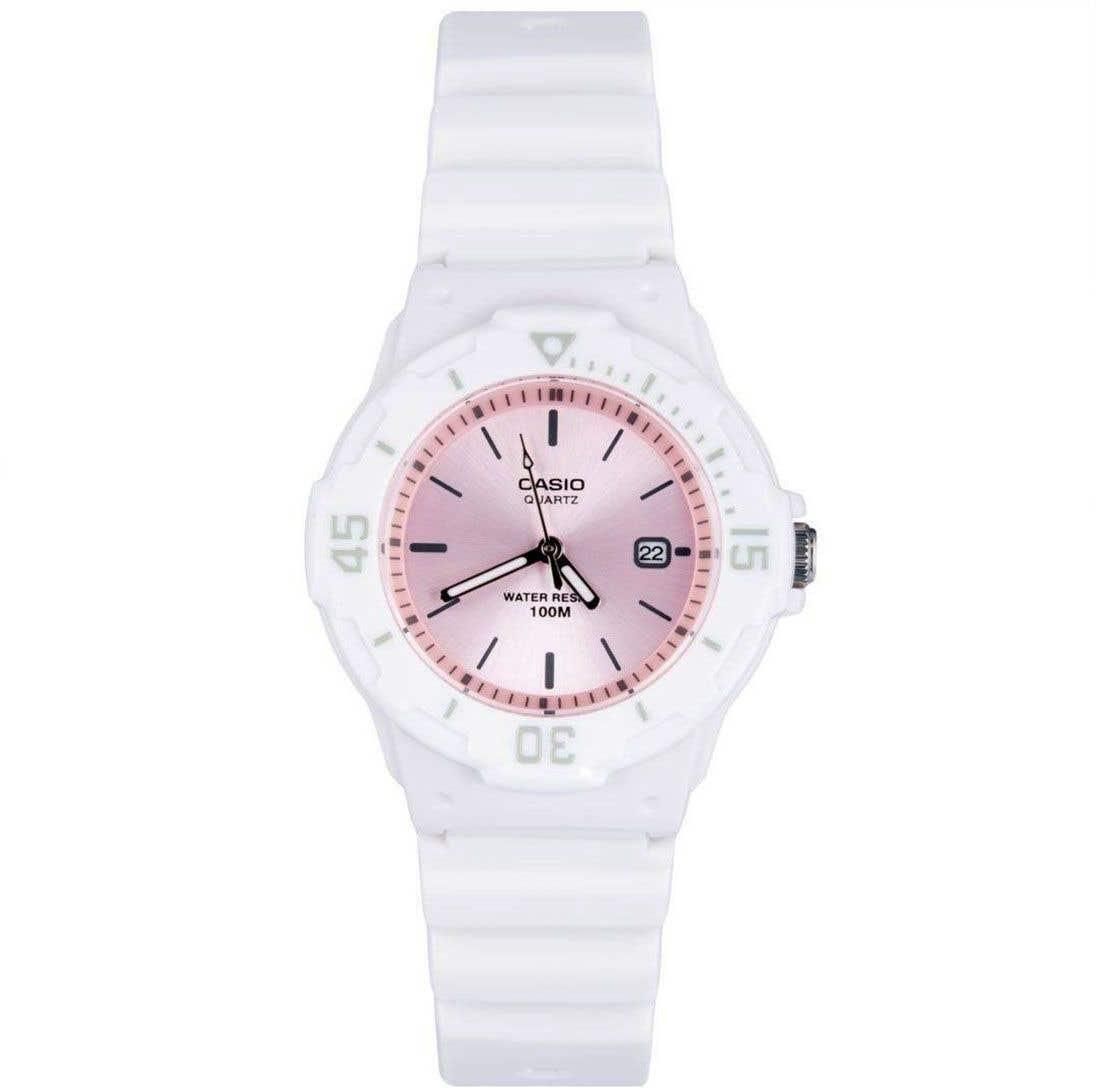 Get Casio LRW-200H-4E3VDF Analog Watch for Women - White with best offers | Raneen.com
