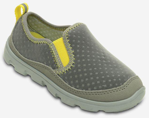 Crocs Duet Sport Slip-on Sneaker - Smoke/Lemon