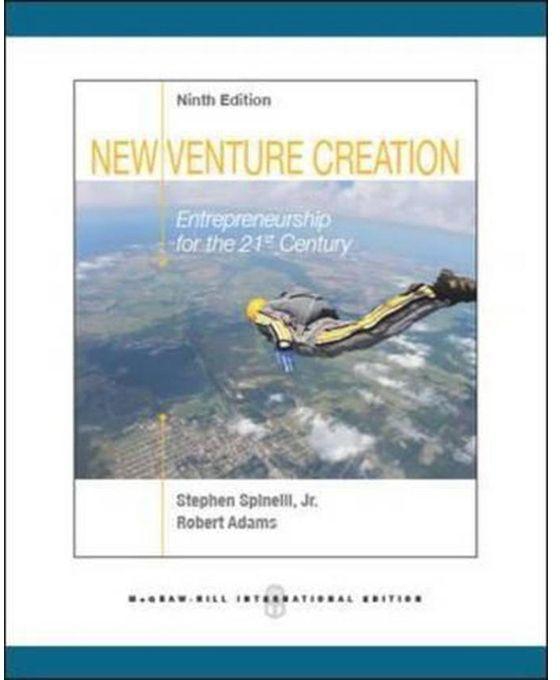 Generic New Venture Creation: Entrepreneurship for the 21st Century