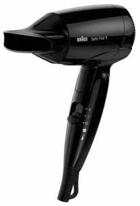 Satin Hair 1 The Lightest Style And Go Dryer Black