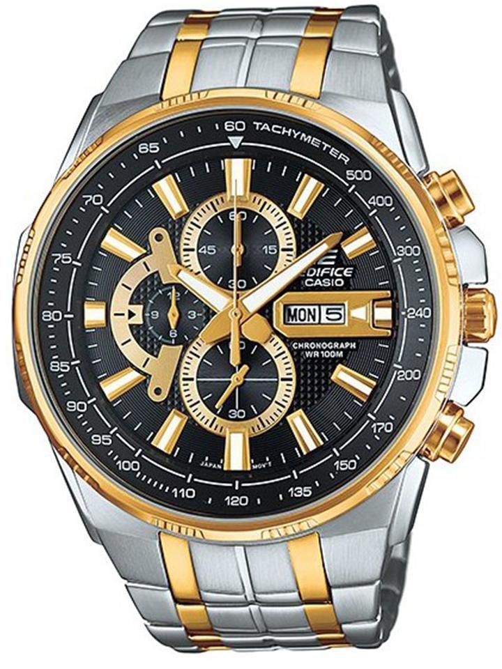 كاسيو - Edifice EFR549SG1A For Men -  Analog-Chronograph Watch, Black