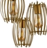Nagafa Shop Champaign Oval Ceiling Lamp 3 Lamp 3RC1203