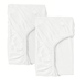 LEN Fitted sheet for cot - white 60x120 cm