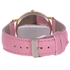 Geneva For Women Floral Dial Leather Band Watch - UMB-SW-1457-2-PINK