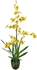 PAN Home Home Furnishings Orchid Flower Arrangement With Pot H 90 Yellow 221Aic9900434
