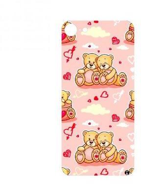 Printed Back Phone Sticker For iphone 6 Plus Cute Teddy Bear In Love