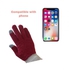 Winter Fashion Gloves Warm Winter, Fingers TOUCH SCREEN COMPATIBLE -red