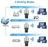 300Mbps 2.4G WiFi Repeater, WiFi Signal Booster - Ethernet/LAN Port 4 Antenna