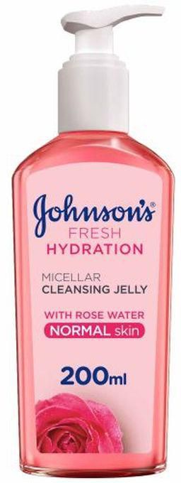 Johnson's Fresh Hydration Micellar Face Cleanser Jelly - For Normal Skin - 200Ml