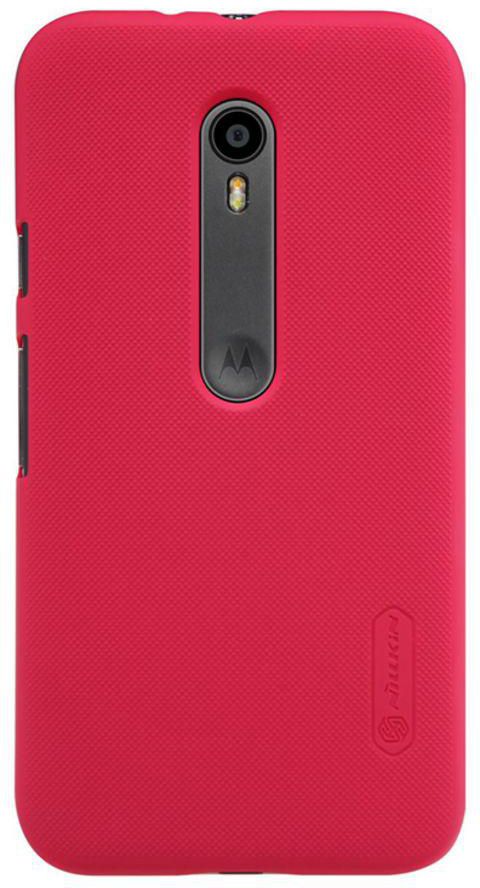 Polycarbonate Super Frosted Shield Case Cover For Moto G3 3rd Gen XT1550 Red