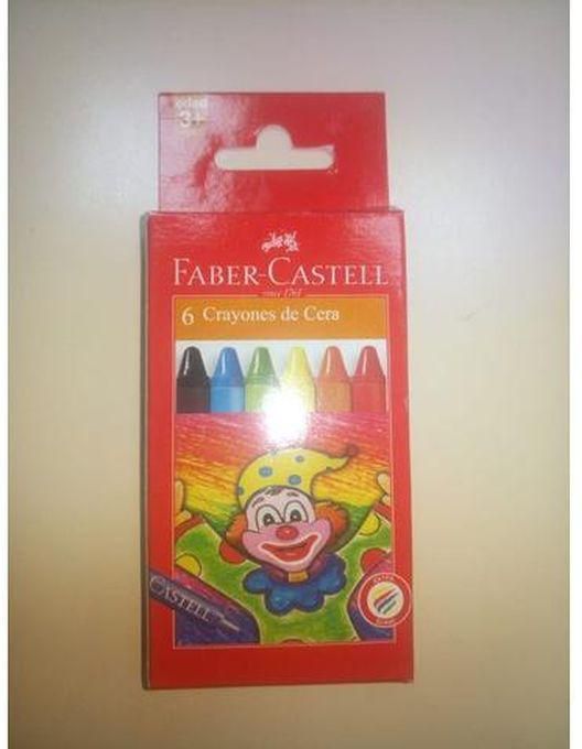 Faber Castell Crayons Regular Wax 6pieces 75mm