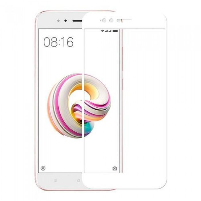 Bdotcom Full Covered Tempered Glass Screen Protector for Xiaomi Mi A2 (White)