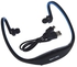 TA USB Sport Running MP3 Music Player Headset Headphone Earphone TF Slot -blue